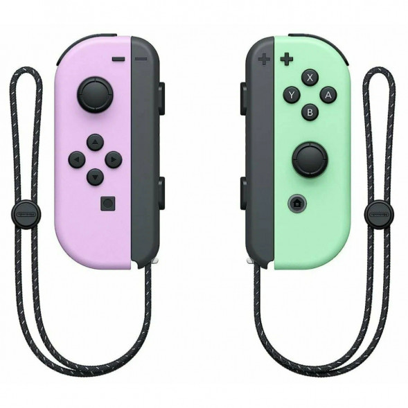 Геймпад Nintendo Switch Joy-Con controllers Duo, пастельный пурпурный / пастельный зеленый в Москве