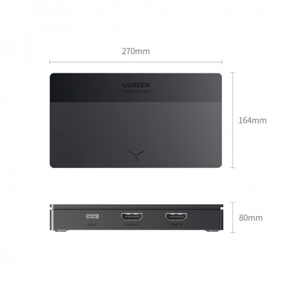 Карта видеозахвата UGREEN CM630 HDMI 4K60Hz в Москве