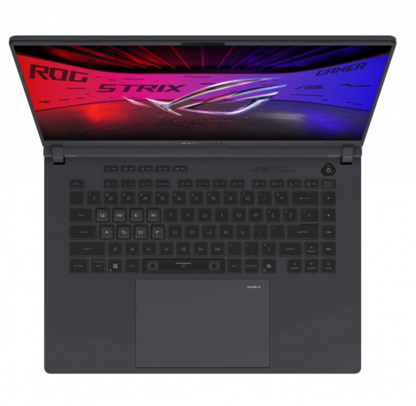 Ноутбук ASUS ROG Strix G16 2025 G615LR-S5222 (Intel Core Ultra 9 275HX 2700MHz/16&amp;quot;/2560x1600/32Gb/1Tb/NVIDIA GeForce RTX 5070Ti/Без ОС) Серый в Москве