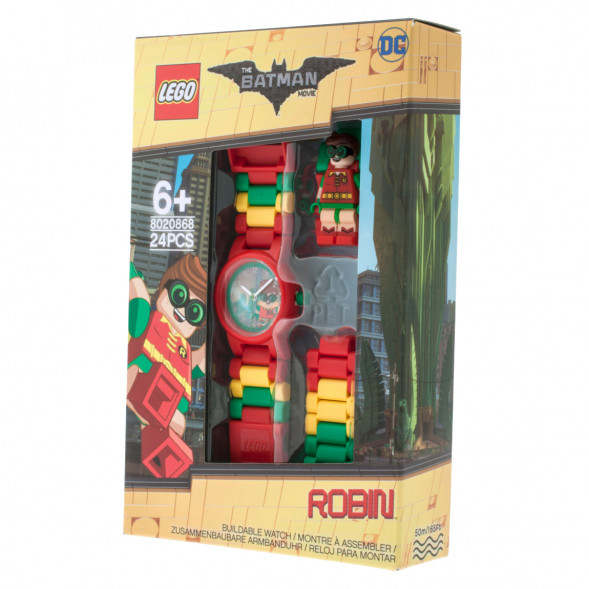 Часы LEGO Super Heroes 8020868 Batman Movie Робин с минифигуркой в Москве