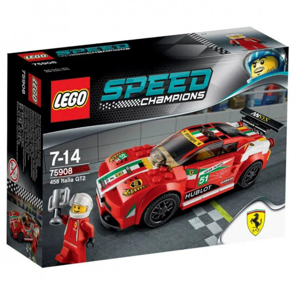 Конструктор LEGO Speed Champions 75908 Феррари 458 Италия GT2 в Москве