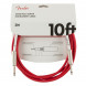 Инструментальный кабель Fender Original Series 10 Ft, 3 м, Jack 6.3, красный в Москве