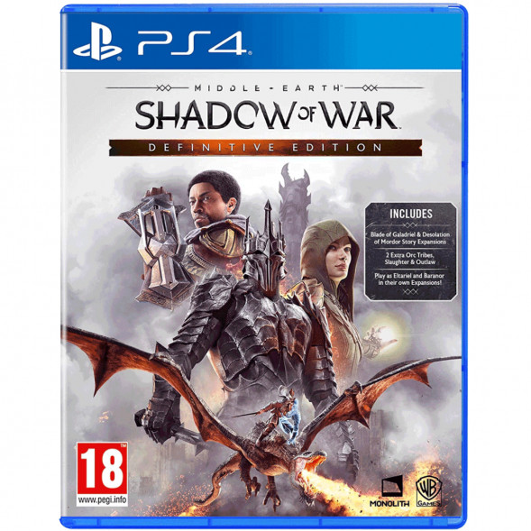 Игра Middle Earth: Shadow of War Definitive Edition [PS4, английская версия] в Москве