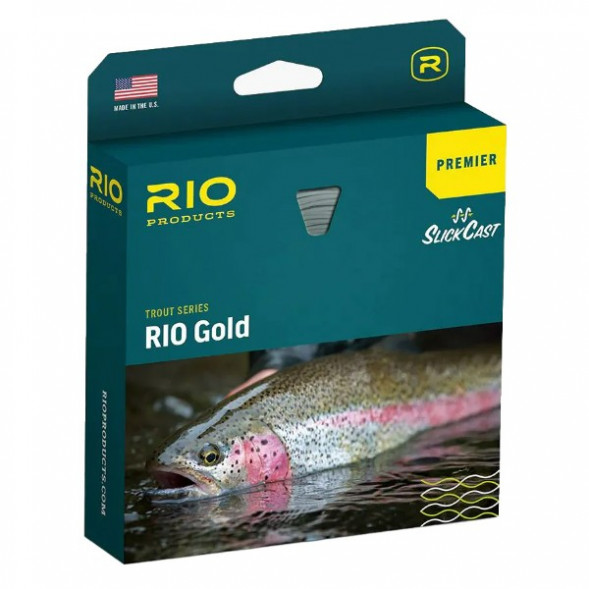 Леска RIO Premier Gold Floating Fly Line WF6F, мох/золото в Москве