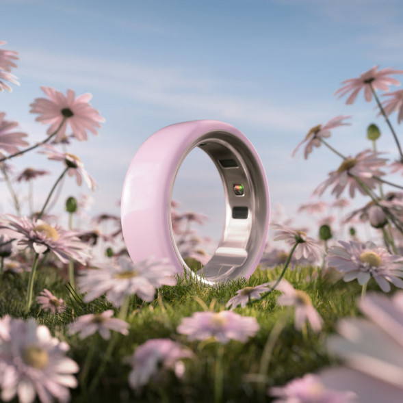 Умное кольцо Oura Ring 4 Ceramic (размер 12), Розовый/Petal в Москве