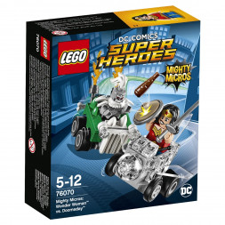 Конструктор LEGO Super Heroes 76070 Mighty Micros: Чудо-женщина против Думсдэя