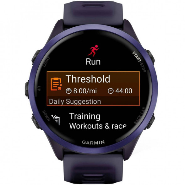 Умные часы Garmin Forerunner 570 47 мм Indigo Aluminium/Translucent Imperial Purple/Indigo 010-02971-02 в Москве