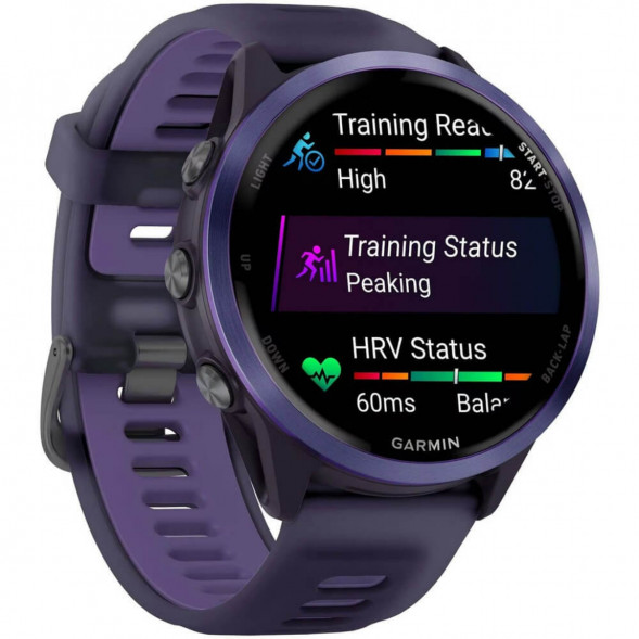 Умные часы Garmin Forerunner 570 47 мм Indigo Aluminium/Translucent Imperial Purple/Indigo 010-02971-02 в Москве