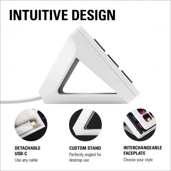 Контроллер Elgato Stream Deck MK.2, белый в Москве