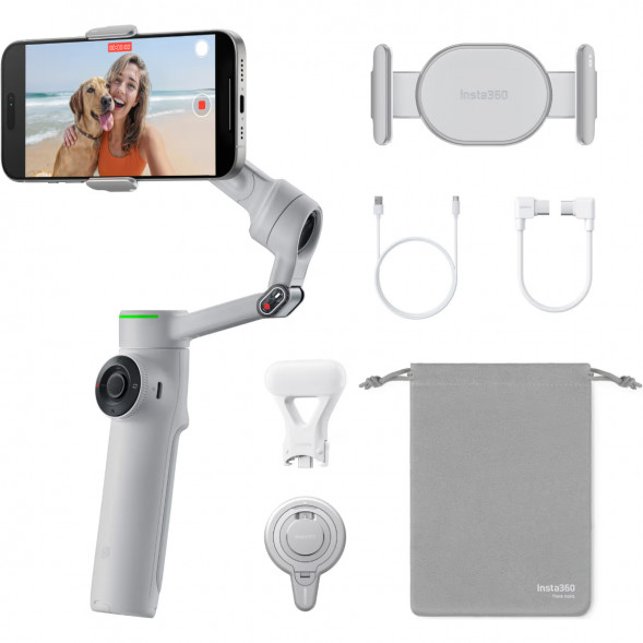 Стабилизатор Insta360 Flow 2 Pro Creator Kit, Stone Gray в Москве