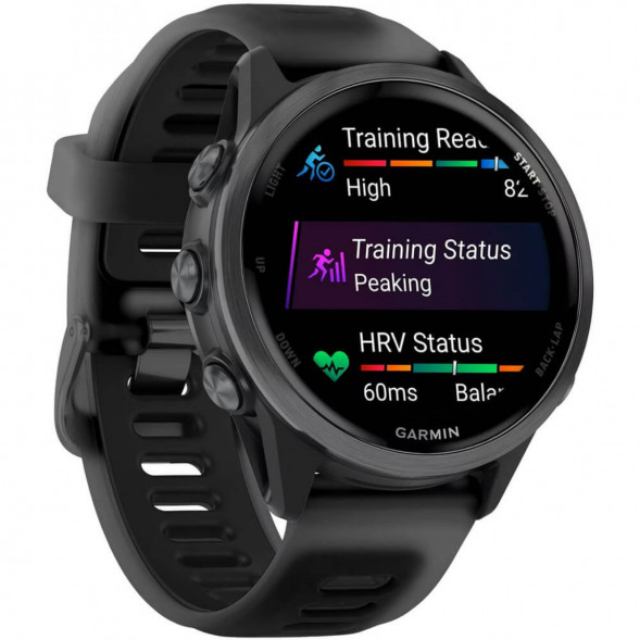 Умные часы Garmin Forerunner 570 42 мм Slate Grey Aluminium/Translucent Black 010-02970-00 в Москве