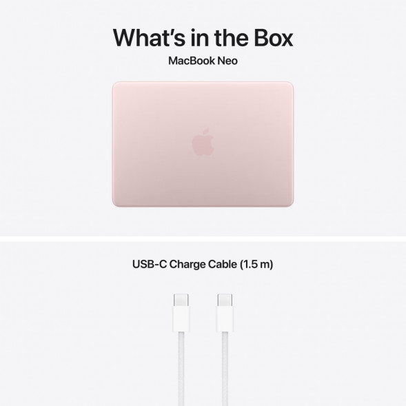 Ноутбук Apple MacBook Neo MHFH4 (A18 Pro 5-Core GPU, 8/256GB), Розовый/Blush в Москве