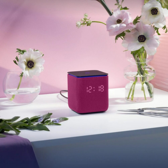 Умная колонка Яндекс Станция Миди с Алисой на YaGPT, малиновый в Москве