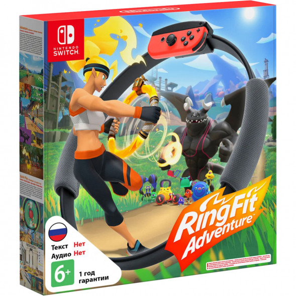 Ring Fit Adventure (Игра + контроллер Ring-Con + ремень на ногу Belt) [Nintendo Switch, английская версия] в Москве