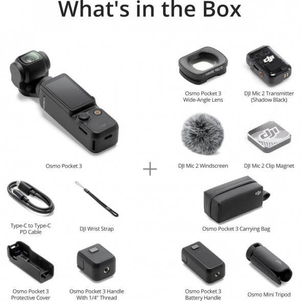 Экшн-камера DJI Osmo Pocket 3 Creator Combo в Москве