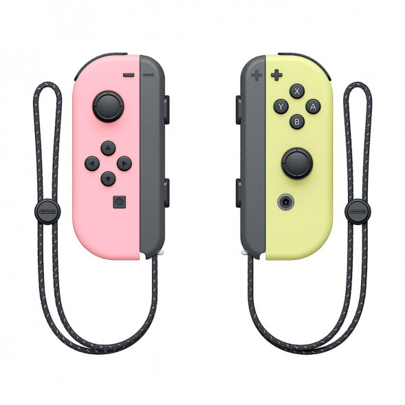 Геймпад Nintendo Switch Joy-Con controllers Duo, пастельный розовый / пастельный жёлтый в Москве