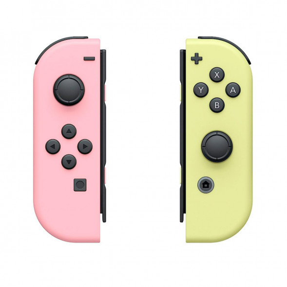 Геймпад Nintendo Switch Joy-Con controllers Duo, пастельный розовый / пастельный жёлтый в Москве