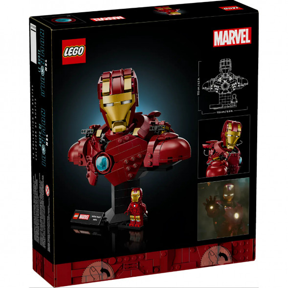Конструктор LEGO Super Heroes 76327 Бюст Железного человека MK4 в Москве