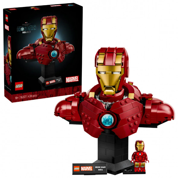 Конструктор LEGO Super Heroes 76327 Бюст Железного человека MK4 в Москве