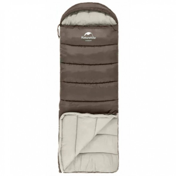 Спальный мешок Naturehike U350S (Правый), коричневый в Москве