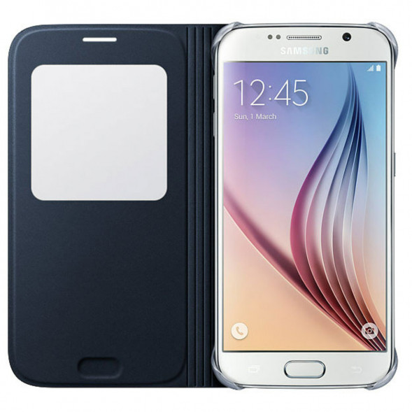 Чехол для Samsung Galaxy S6 S-View Cover (EF-CG920BBE), Black в Москве