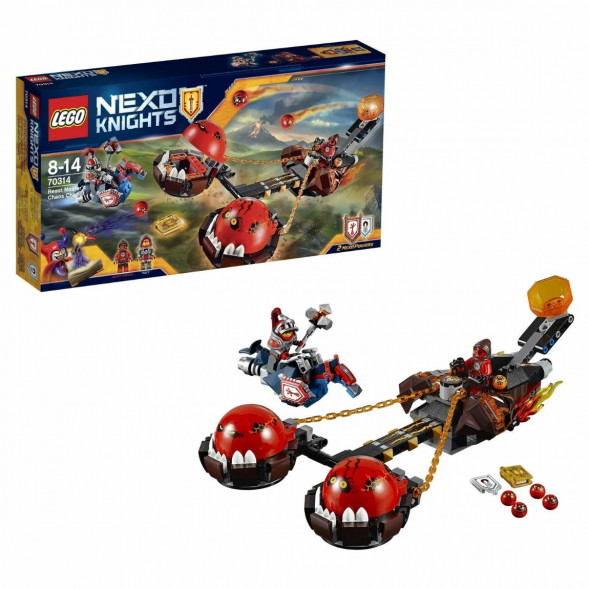 Конструктор LEGO Nexo Knights 70314 Безумная колесница Укротителя в Москве