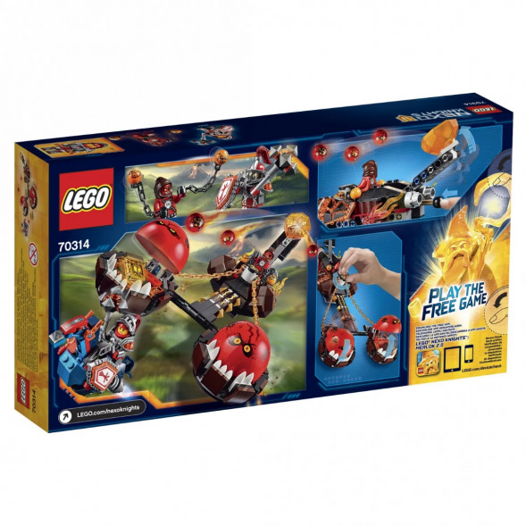 Конструктор LEGO Nexo Knights 70314 Безумная колесница Укротителя в Москве