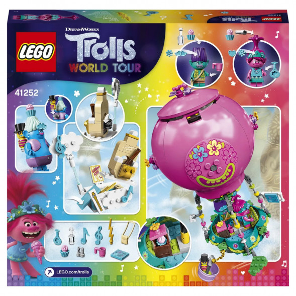 Конструктор LEGO Trolls 41252 Путешествие Розочки на воздушном шаре в Москве