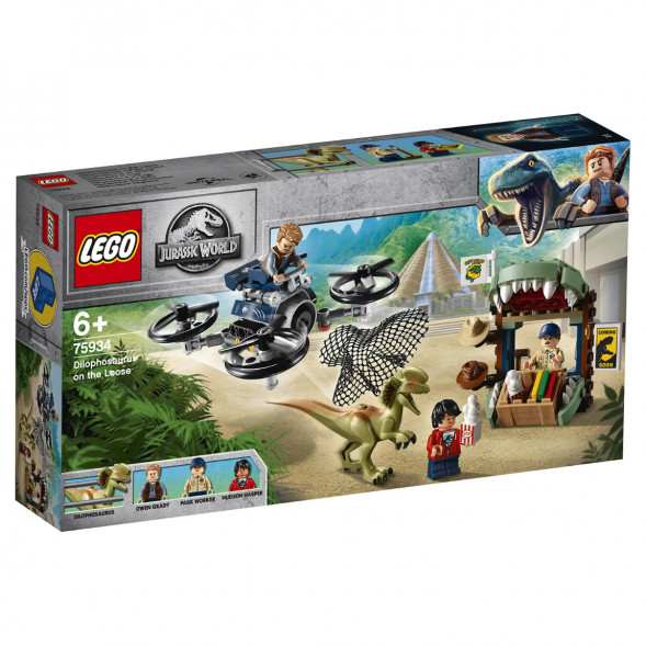 Конструктор LEGO Jurassic World 75934 Побег дилофозавра в Москве