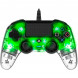 Геймпад проводной Nacon Illuminated Compact PS4, зеленый в Москве