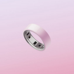 Умное кольцо Oura Ring 4 Ceramic (размер 15), Розовый/Petal