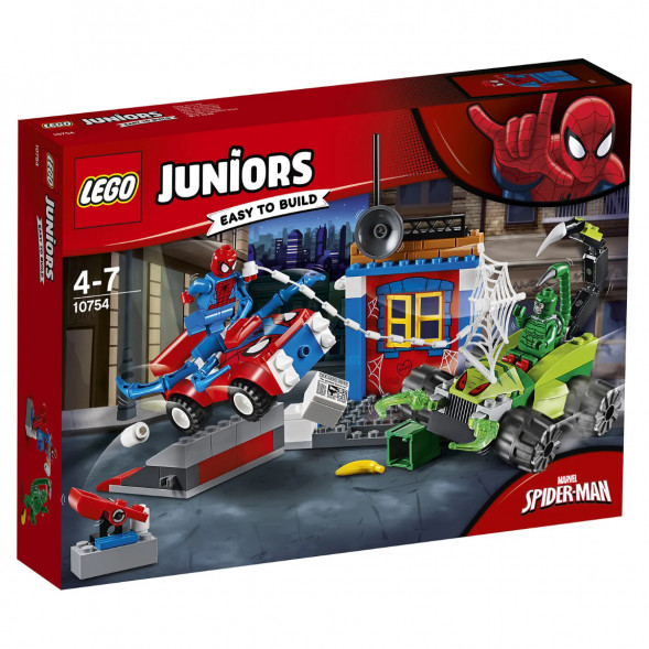 Конструктор LEGO Juniors 10754 Решающий бой Человека-паука против Скорпиона в Москве