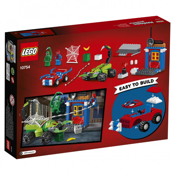 Конструктор LEGO Juniors 10754 Решающий бой Человека-паука против Скорпиона в Москве