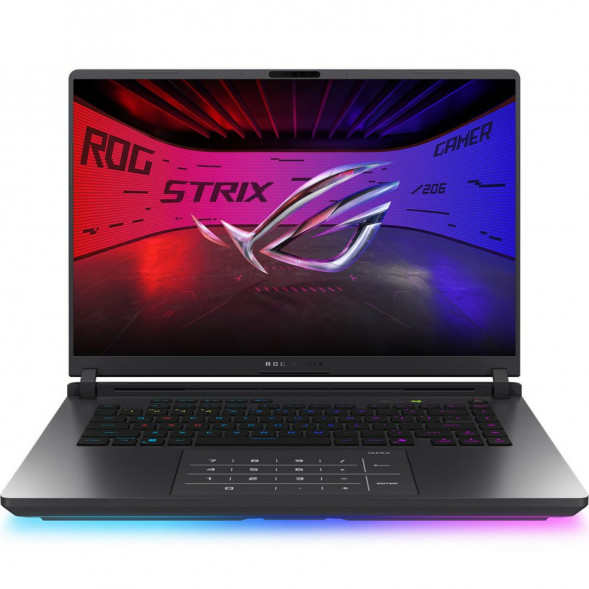 Ноутбук игровой ASUS ROG Strix G16 G615JMR-TS415 (16&amp;quot;, IPS, Intel Core i7-14650HX 2.2ГГц, 16-ядерный, 16ГБ DDR5, 512 ГБ SSD, NVIDIA GeForce RTX 5060 - 8 ГБ, без ОС), серый в Москве