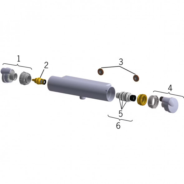 Термостатический смеситель для душа Oras Optima (7160), хром в Москве