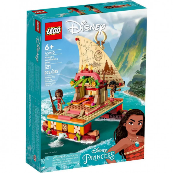 Конструктор LEGO Disney Princess 43210 Путеводная лодка Моаны в Москве