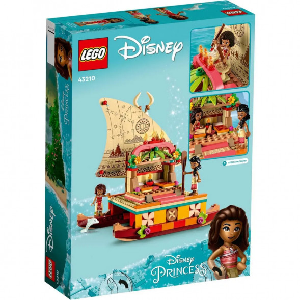Конструктор LEGO Disney Princess 43210 Путеводная лодка Моаны в Москве