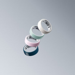 Умное кольцо Oura Ring 4 Ceramic (размер 4), Морской прилив/Tide