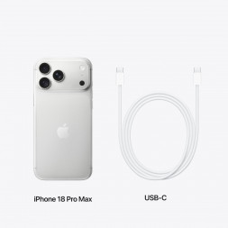 Смартфон Apple iPhone 18 Pro Max 512GB (eSIM), Silver