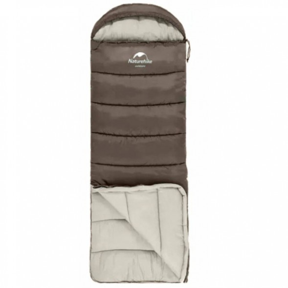 Спальный мешок Naturehike U250 (Левый), коричневый в Москве