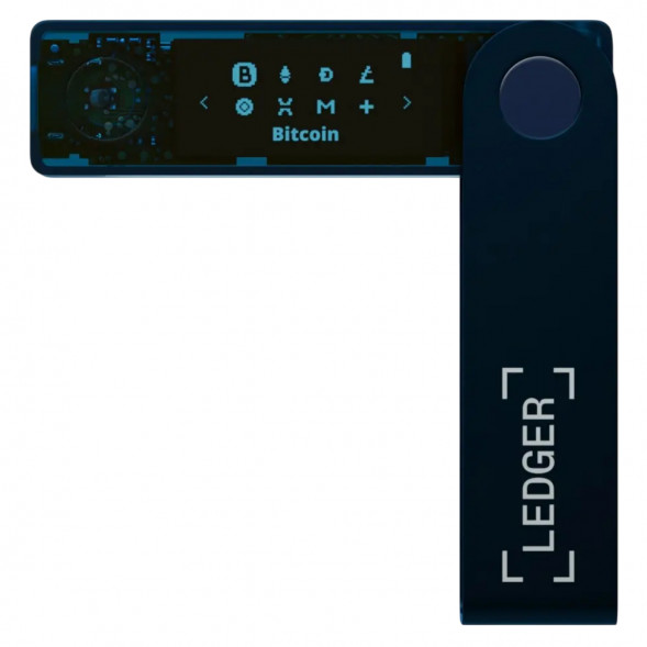 Аппаратный криптокошелек Ledger Nano X, Sapphire Blue в Москве