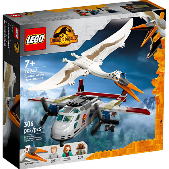 Конструктор LEGO Jurassic World 76947 Кетцалькоатль: нападение на самолёт в Москве
