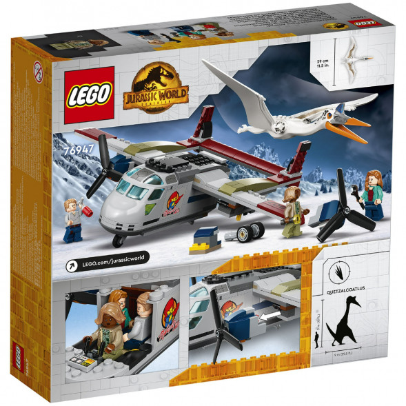 Конструктор LEGO Jurassic World 76947 Кетцалькоатль: нападение на самолёт в Москве