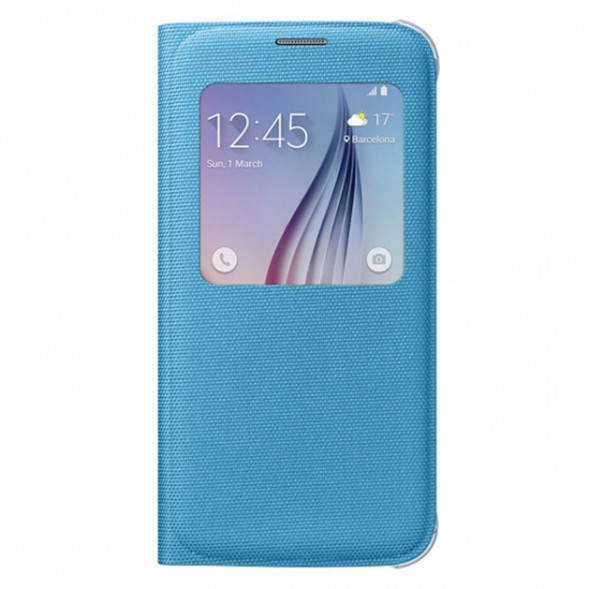 Чехол для Samsung Galaxy S6 S-View Cover (EF-CG920BLE), Blue в Москве