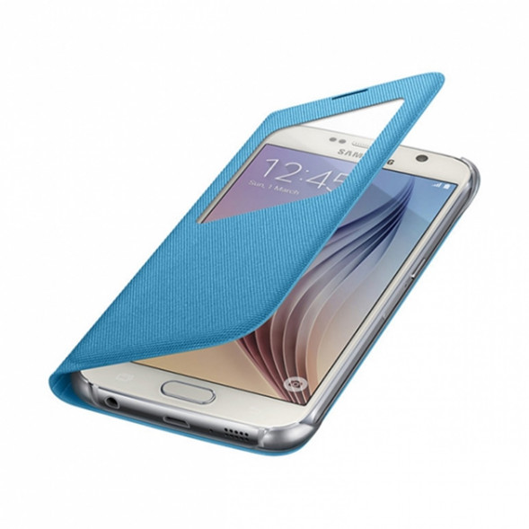 Чехол для Samsung Galaxy S6 S-View Cover (EF-CG920BLE), Blue в Москве