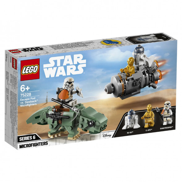 Конструктор LEGO Star Wars 75228 Спасательная капсула Микрофайтеры дьюбэк в Москве