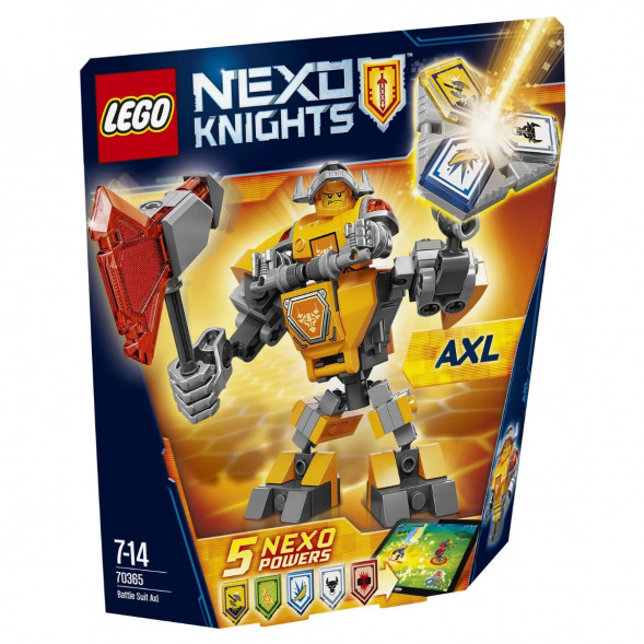 Конструктор LEGO Nexo Knights 70365 Боевые доспехи Акселя в Москве