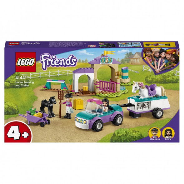 Конструктор LEGO Friends 41441 Тренировка лошади и прицеп для перевозки в Москве