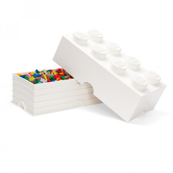 Пластиковый кубик для хранения LEGO Creator 4004, белый в Москве