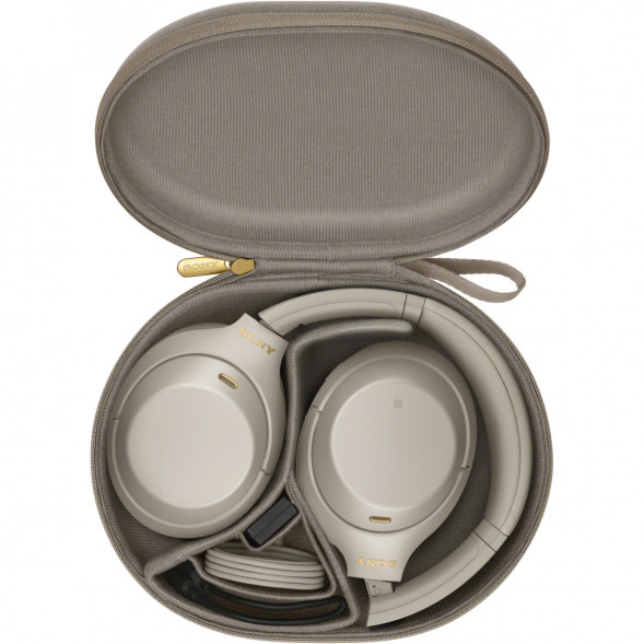 Беспроводные наушники Sony WH-1000XM4, серебряный в Москве